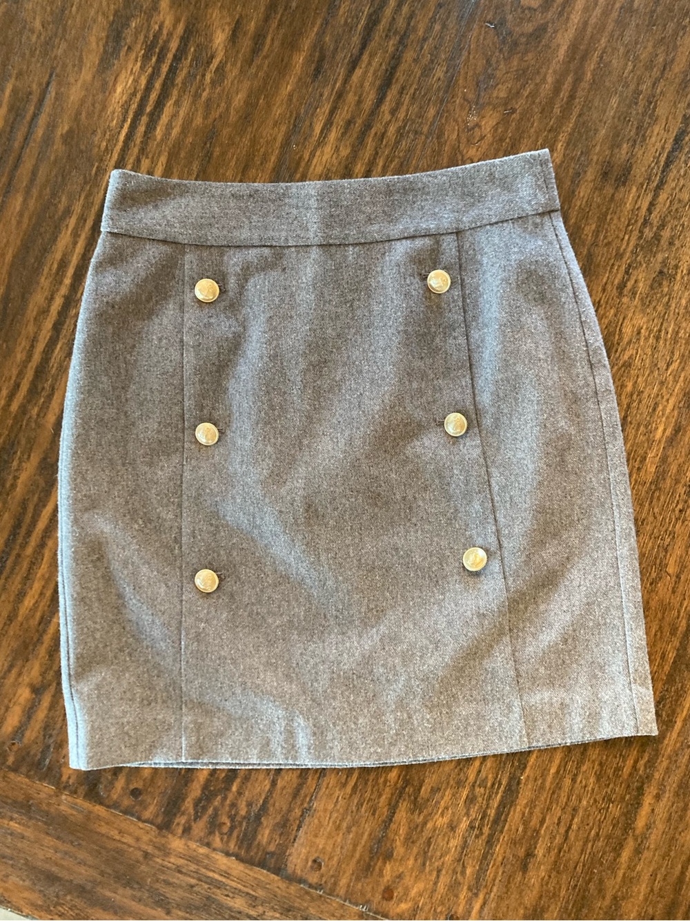 Y2K Nautica Wool Blend Sailor Nautical Anchor Skirt Size 6